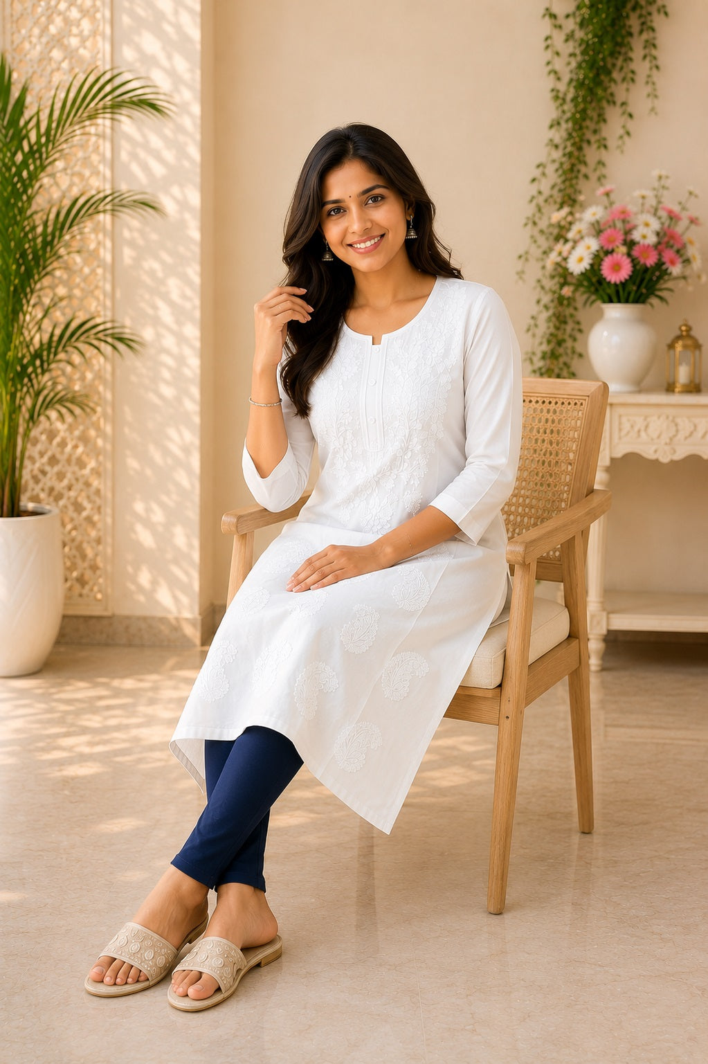 Chikankari Kurti