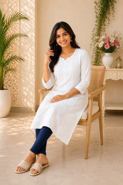 Chikankari Kurti