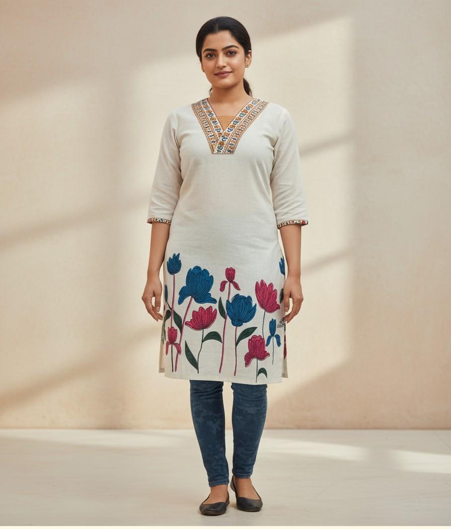 Floral Summer kurti