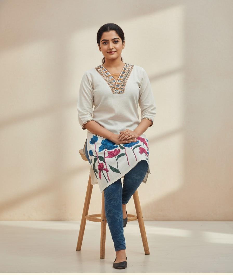 Floral Summer kurti