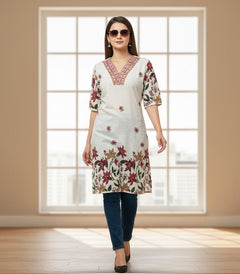 Floral Summer kurti