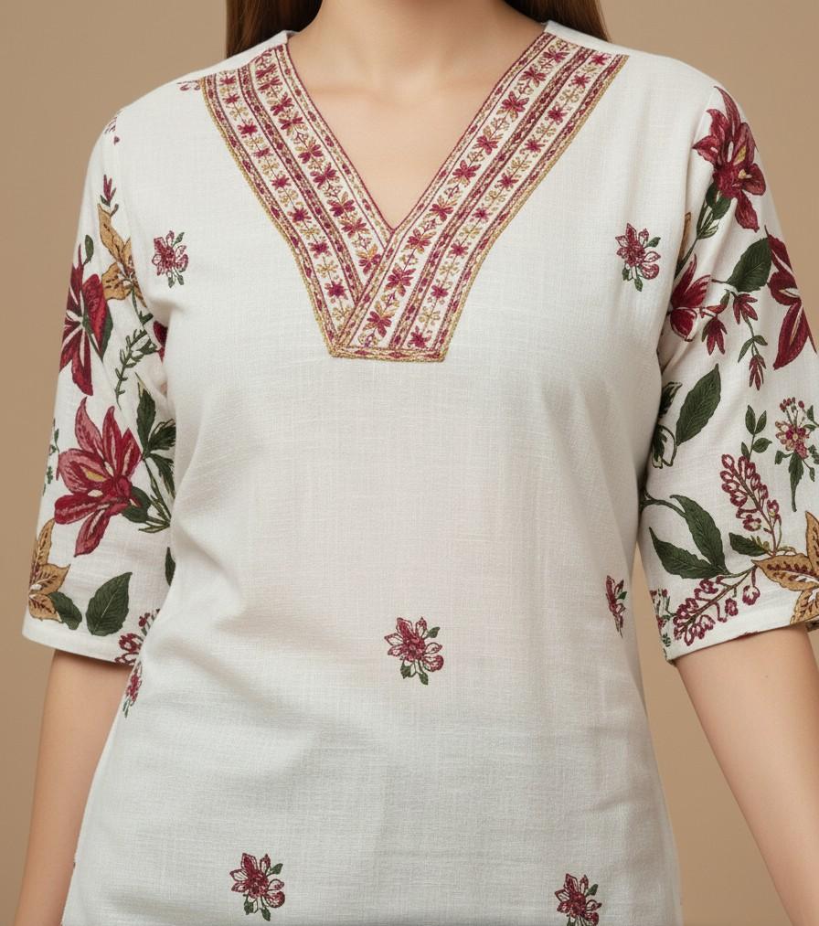 Floral Summer kurti