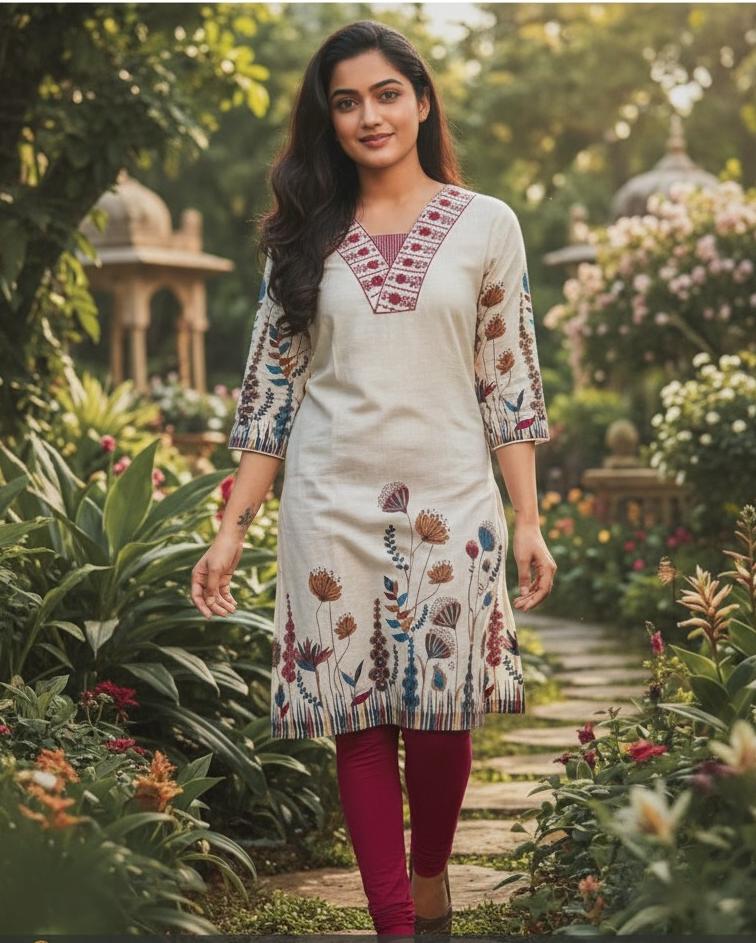 Floral Summer kurti