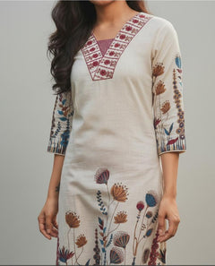 Floral Summer kurti