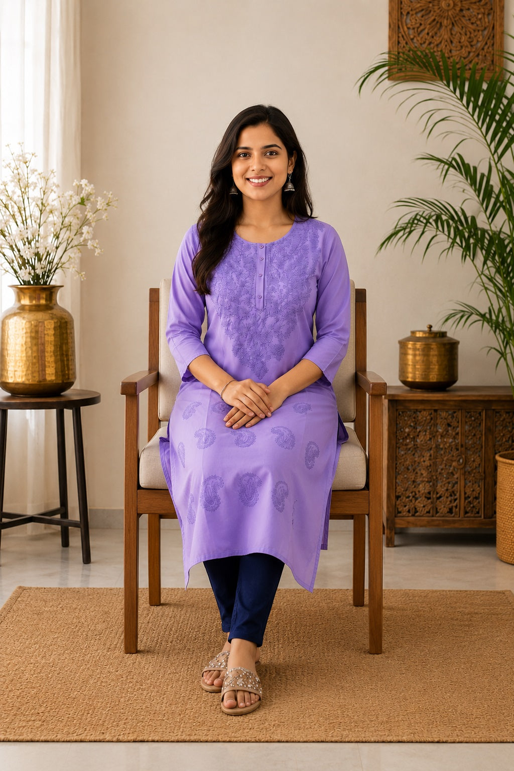 Chikankari Kurti