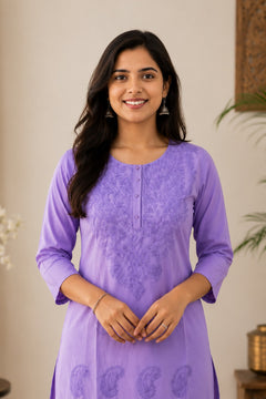 Chikankari Kurti
